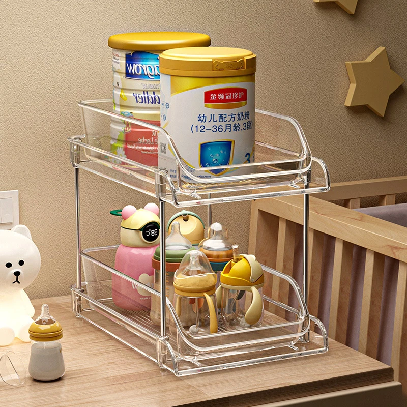 2 Tier Clear Multi-layer Baby  - Baby Nursery Organizer avis et prix
