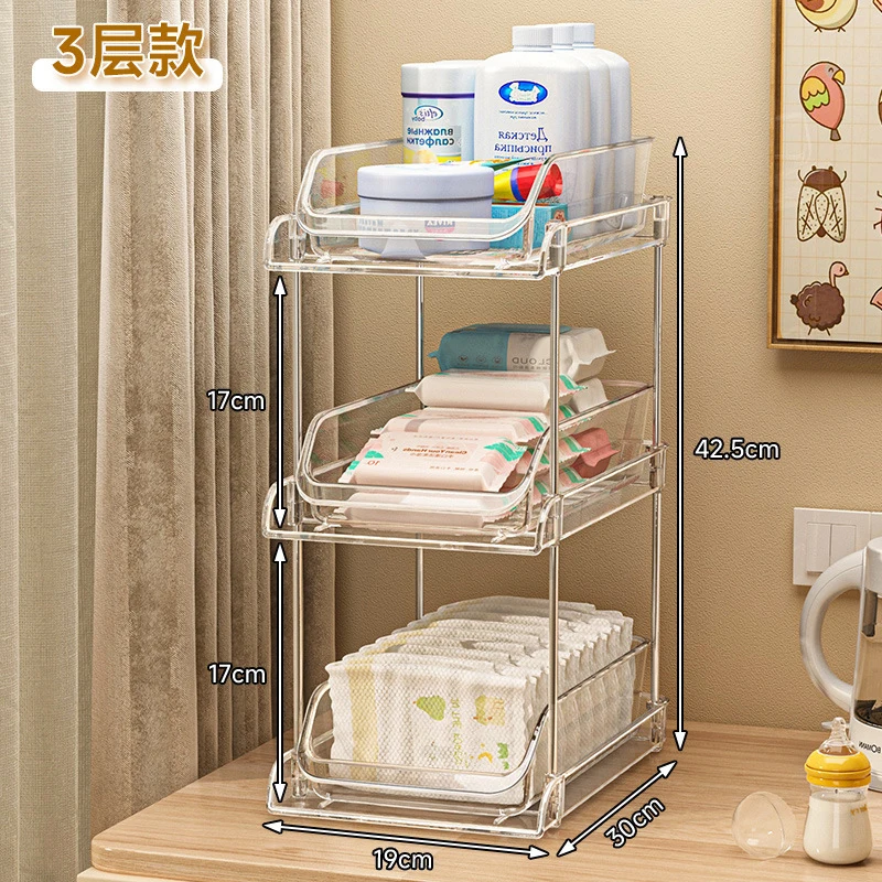 2 Tier Clear Multi-layer Baby  - Baby Nursery Organizer avis et prix