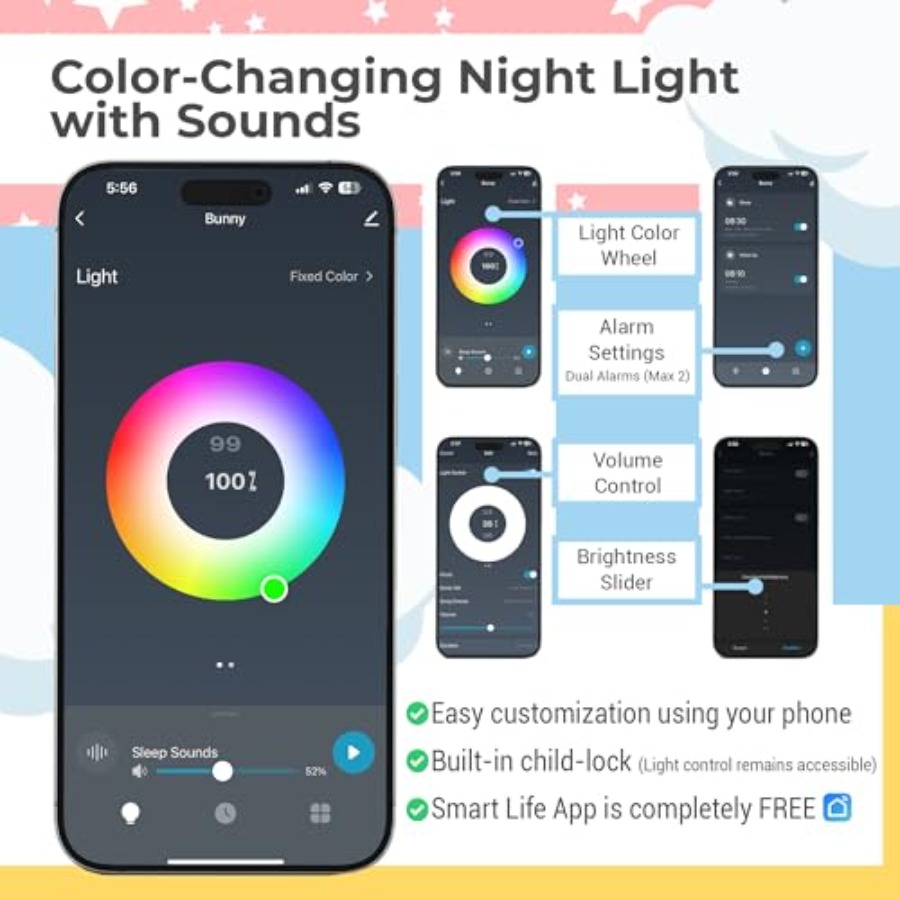 Sleep Trainer with App Control - Sound Sleep Trainer Clock avis et prix