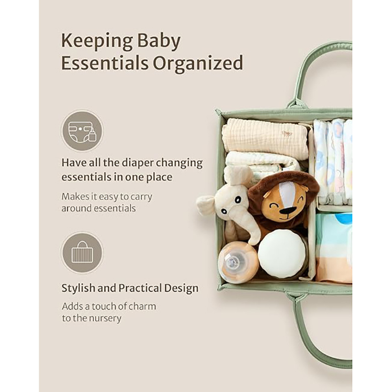 Baby Diaper Organizer Bag Fold - Baby Nursery Basket avis et prix