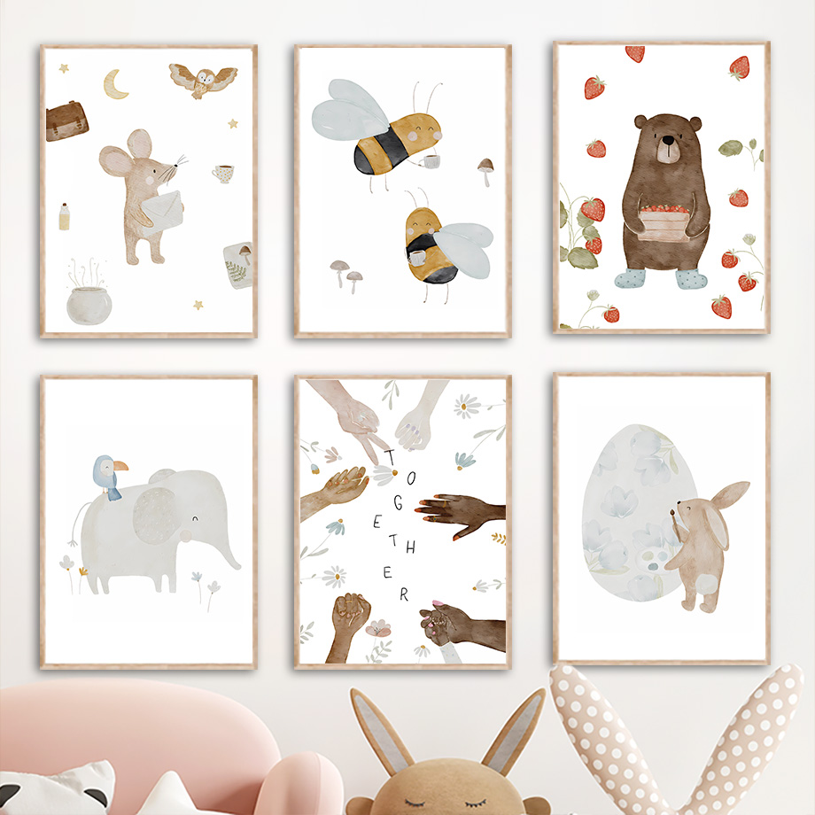 Boho Animals Friend Elephant R - Baby Nursery Home avis et prix