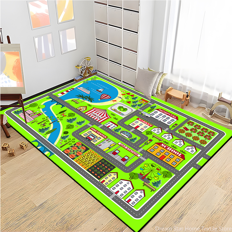 Kids Road Traffic Carpet Carto - Baby Nursery Games avis et prix