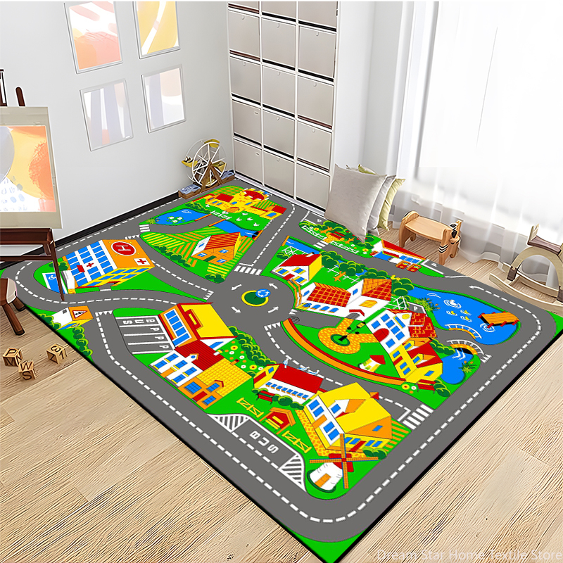 Kids Road Traffic Carpet Carto - Baby Nursery Games avis et prix
