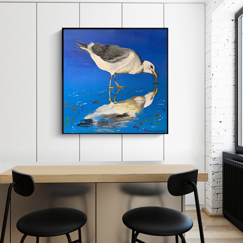 Funny Seagull Coastal Wall Art - Baby Nursery Decor Ideas avis et prix
