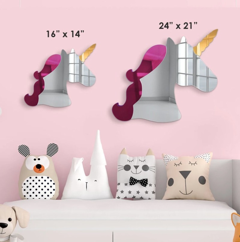 3D Acrylic Unicorn Wall Art Mi - Baby Nursery Themes Girl avis et prix