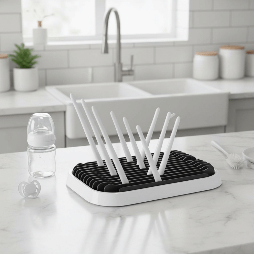 Foldable Baby Bottle Drying Ra - Baby Nursery Essentials avis et prix