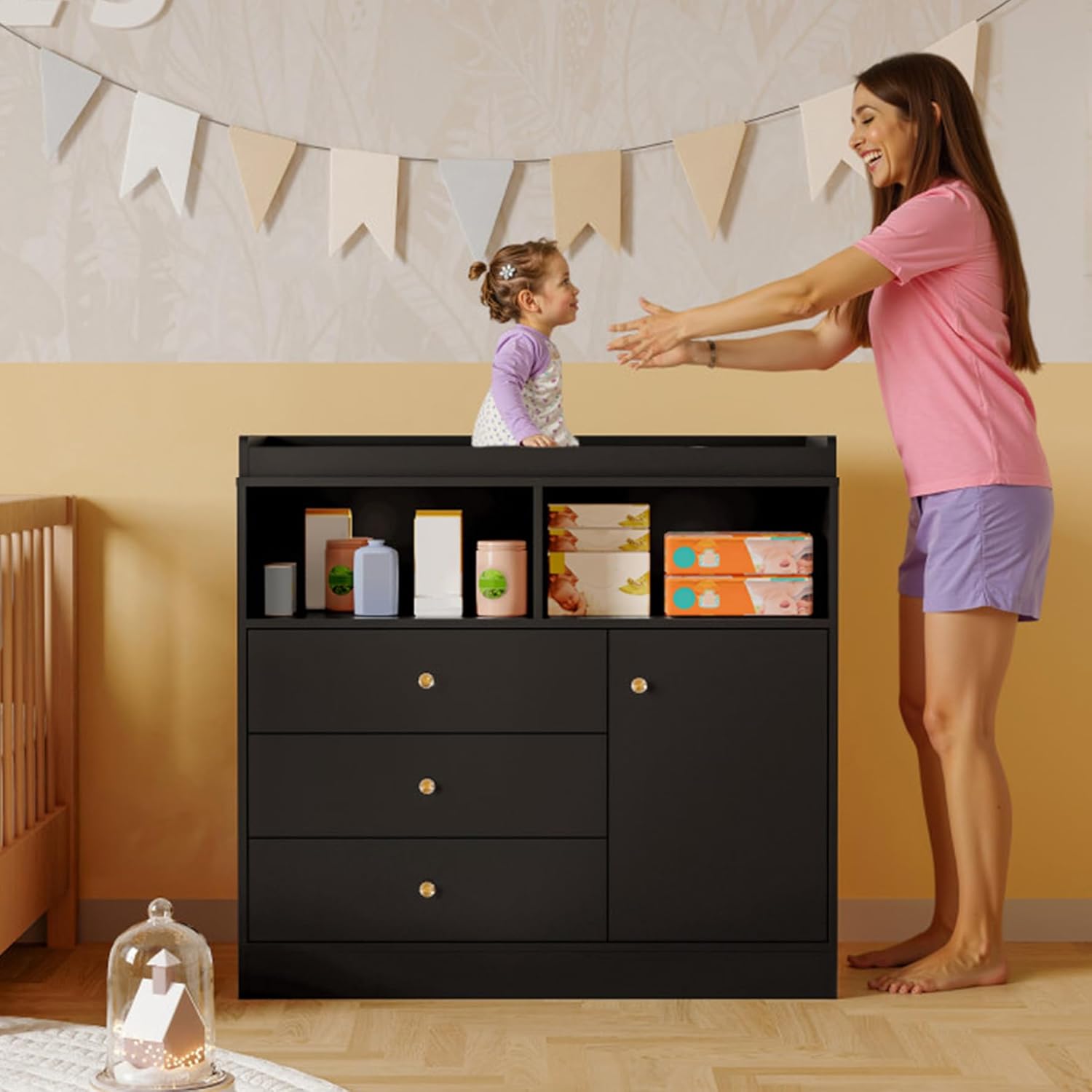 Nursery Dresser with Changing  - Baby Nursery Dresser Changing Table avis et prix