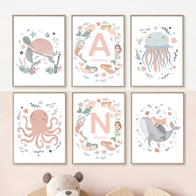 Ocean Whale Sea Turtle Mermaid - Baby Nursery Ocean avis et prix