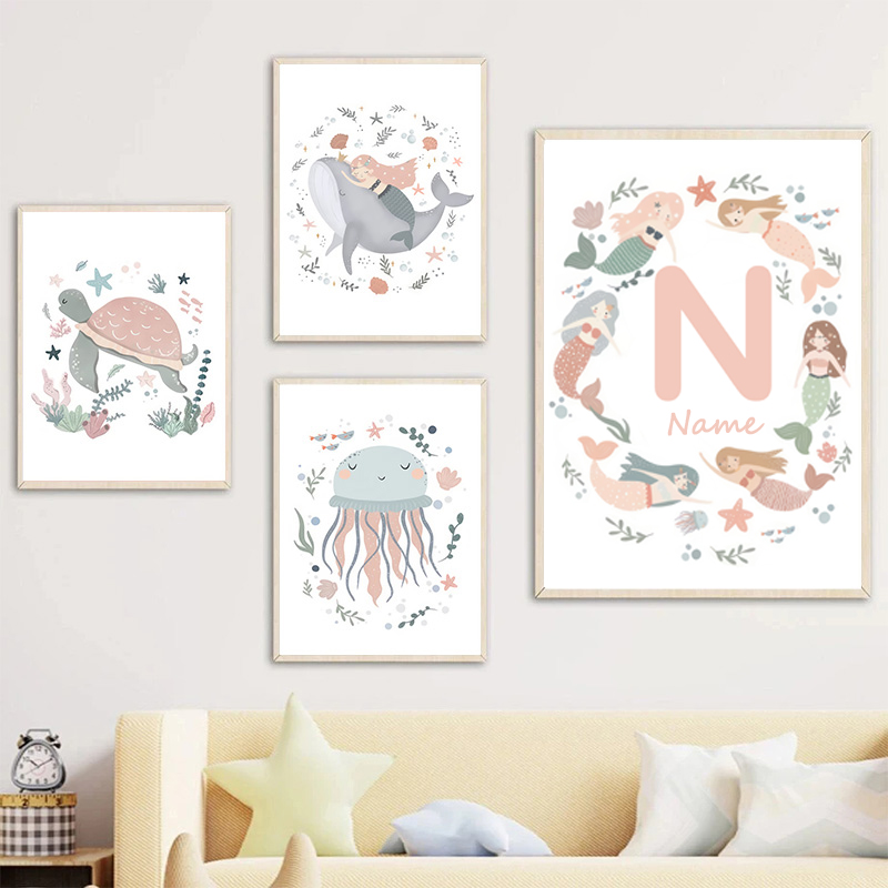 Ocean Whale Sea Turtle Mermaid - Baby Nursery Ocean avis et prix