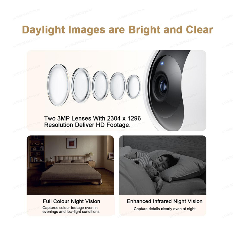 XIAOMI Smart Camera C300 Dual  - Baby Monitor Split Screen avis et prix