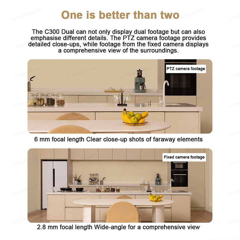 XIAOMI Smart Camera C300 Dual  - Baby Monitor Split Screen avis et prix