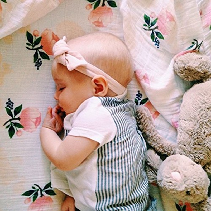 Rose 120x120cm 70% Bamboo 30%  - Swaddle Blanket Muslin avis et prix