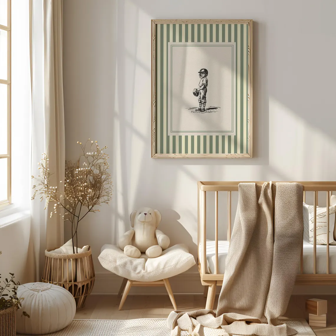 Vintage Football Nursery Print - Baby Nursery Decor Ideas avis et prix