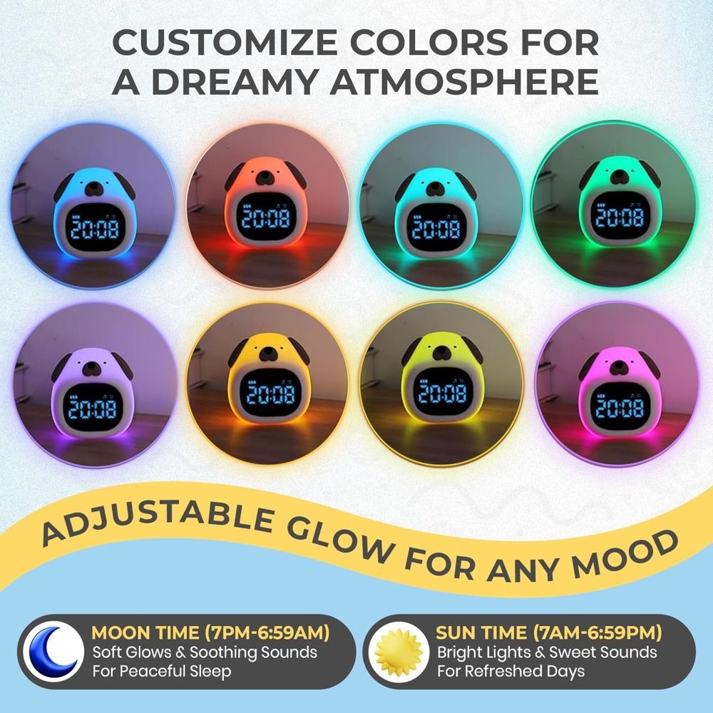 New Bright Alarm Clock with Sl - Sound Sleep Trainer Clock avis et prix
