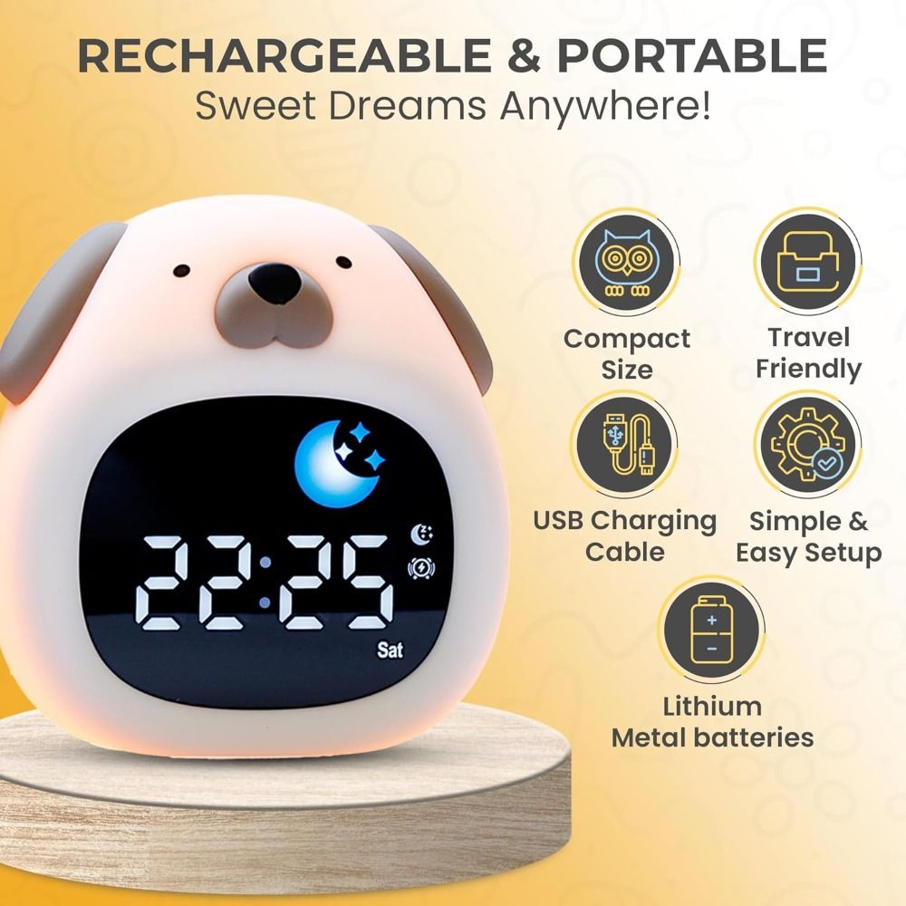 New Bright Alarm Clock with Sl - Sound Sleep Trainer Clock avis et prix