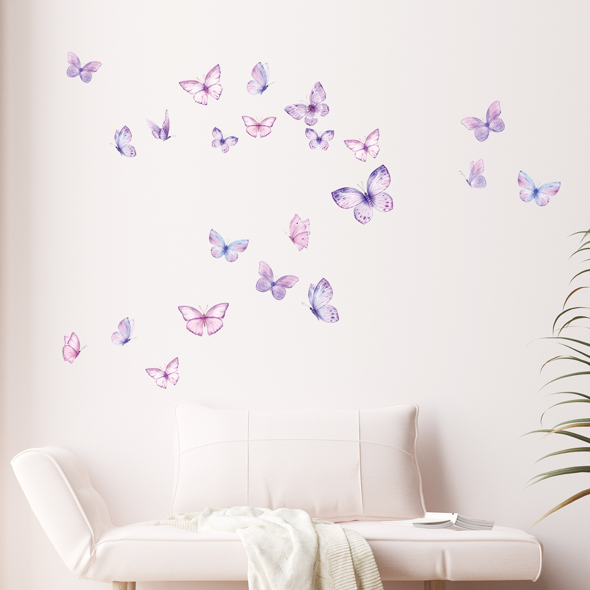 17pcs Watercolor Pink Flying B - Baby Nursery Water avis et prix
