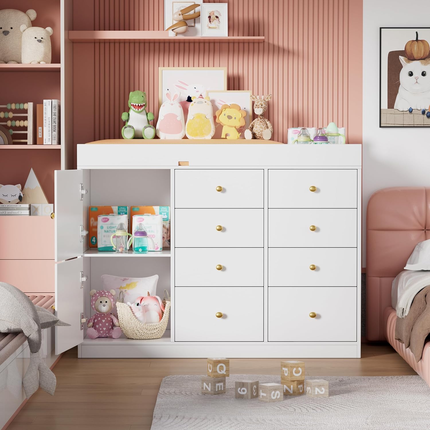 Changing Table Dresser, Baby C - Baby Nursery Dresser Changing Table avis et prix