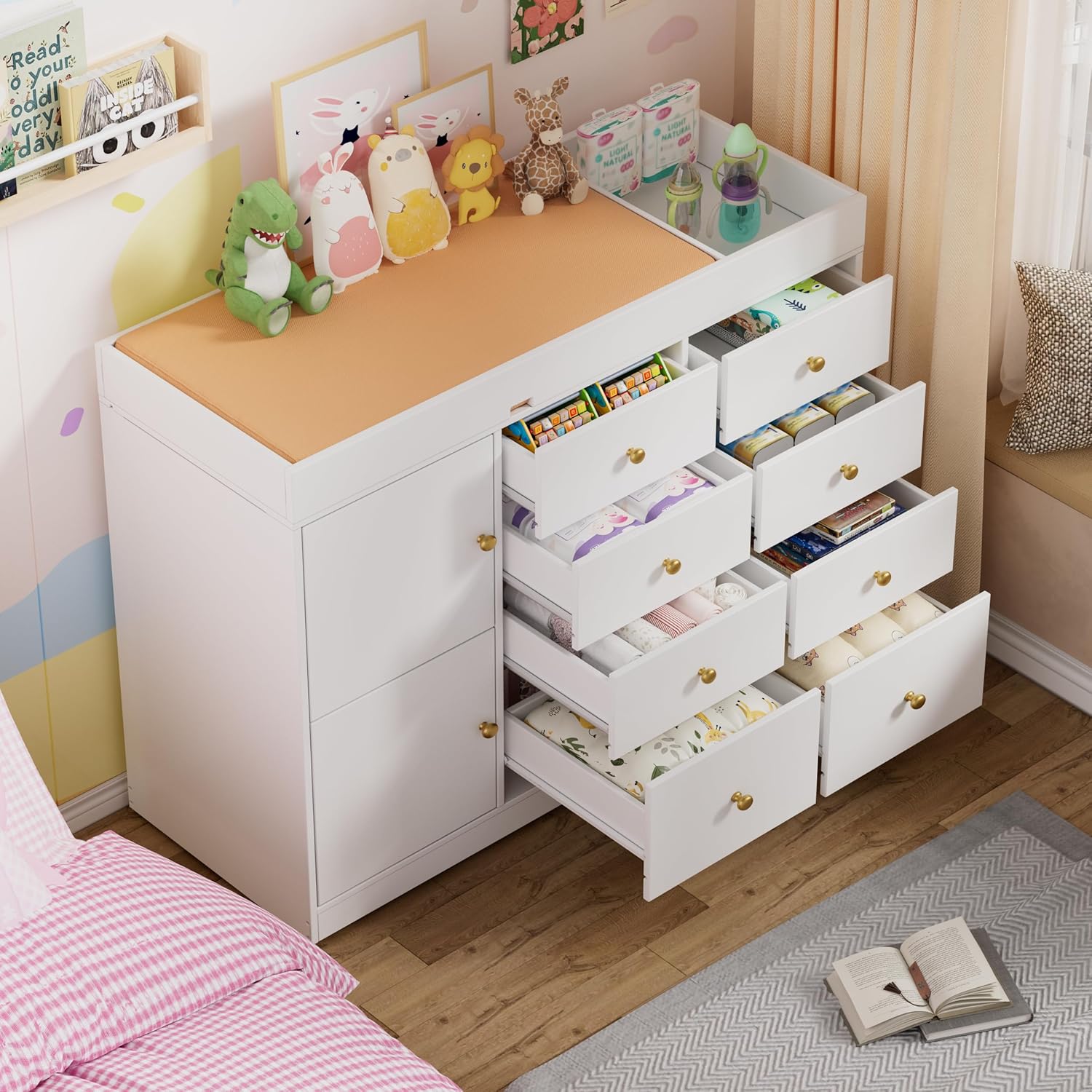 Changing Table Dresser, Baby C - Baby Nursery Dresser Changing Table avis et prix