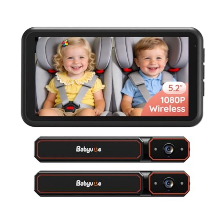 Baby monitor for car use, ABS  - Baby Monitor Split Screen avis et prix