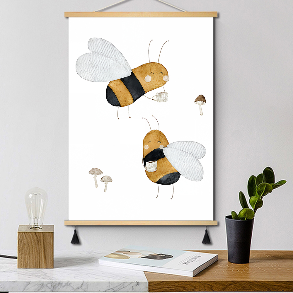 Boho Cartoon Posters Print Bea - Baby Nursery Home avis et prix