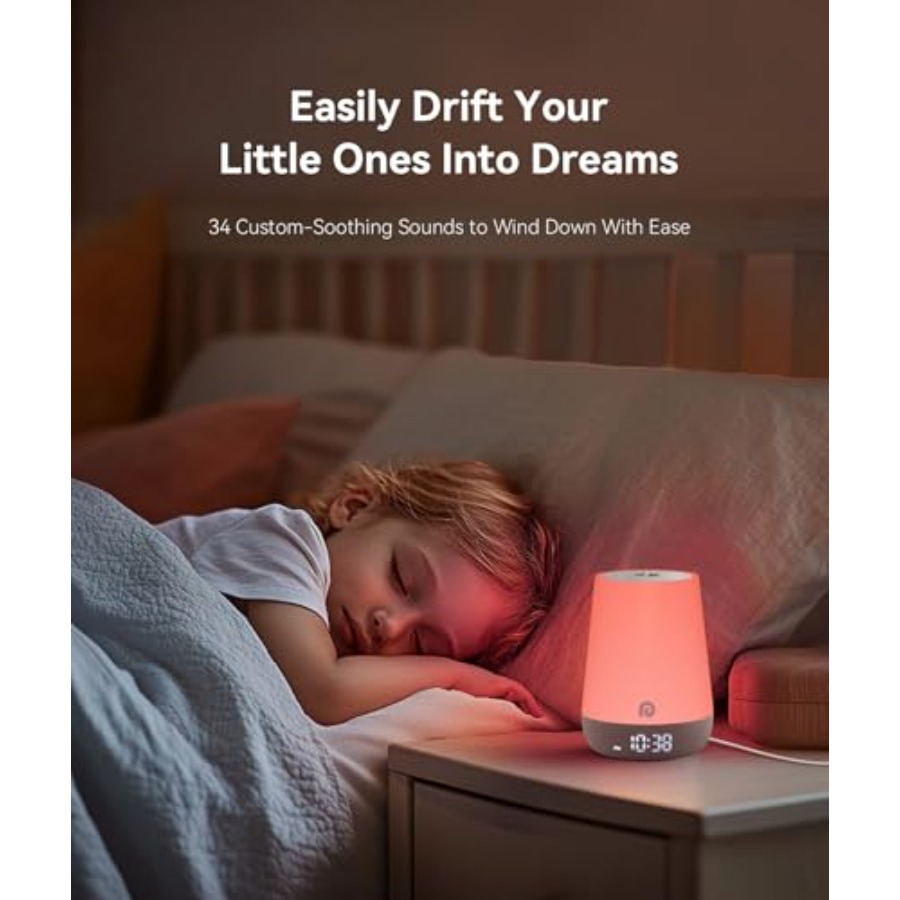 Sound Machine Baby - White Noi - Sound Sleep Trainer Clock avis et prix