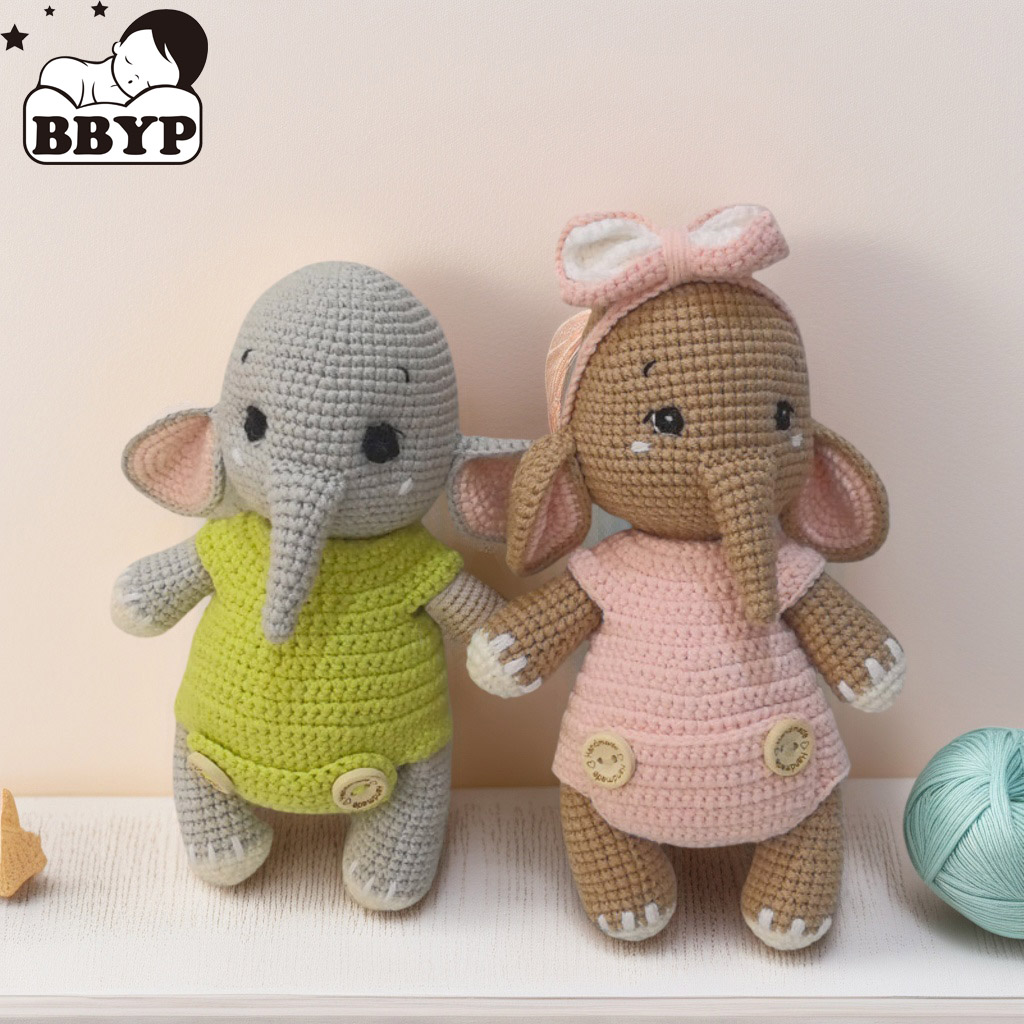 Handmade Crochet Elephant Coup - Baby Nursery Games avis et prix
