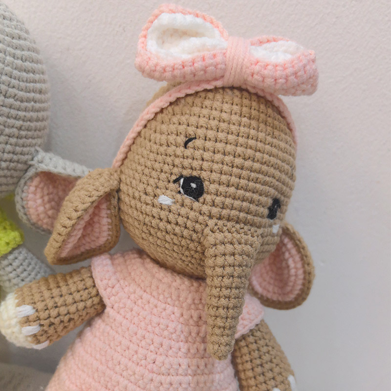 Handmade Crochet Elephant Coup - Baby Nursery Games avis et prix