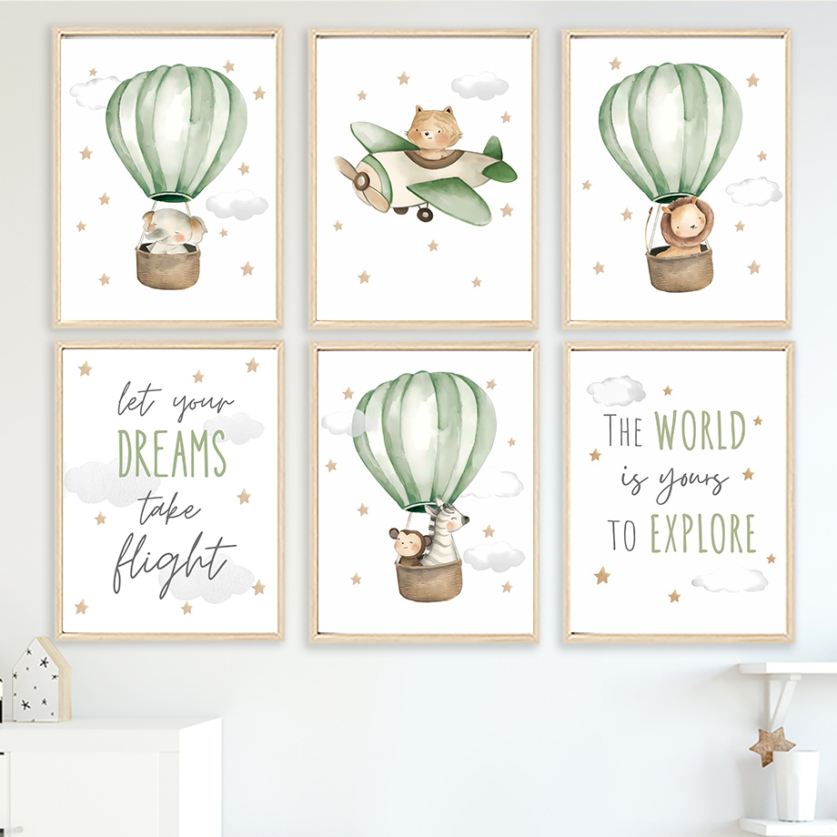 Boho  Tiger Lion Aircraft Hot  - Baby Nursery Quotes avis et prix