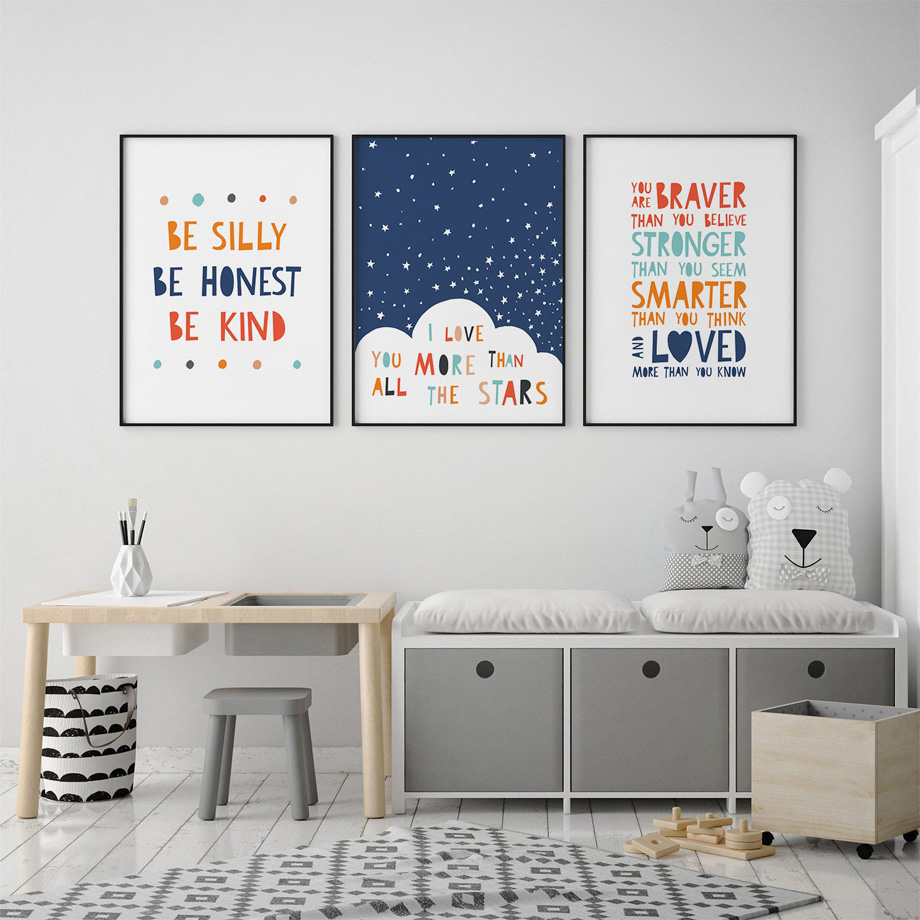 Cartoon Inspirational quotes N - Baby Nursery Quotes avis et prix