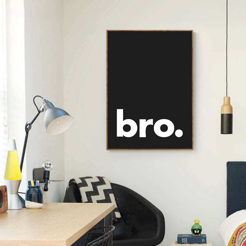 Bro. Print Minimalist Typograp - Baby Nursery Quotes avis et prix