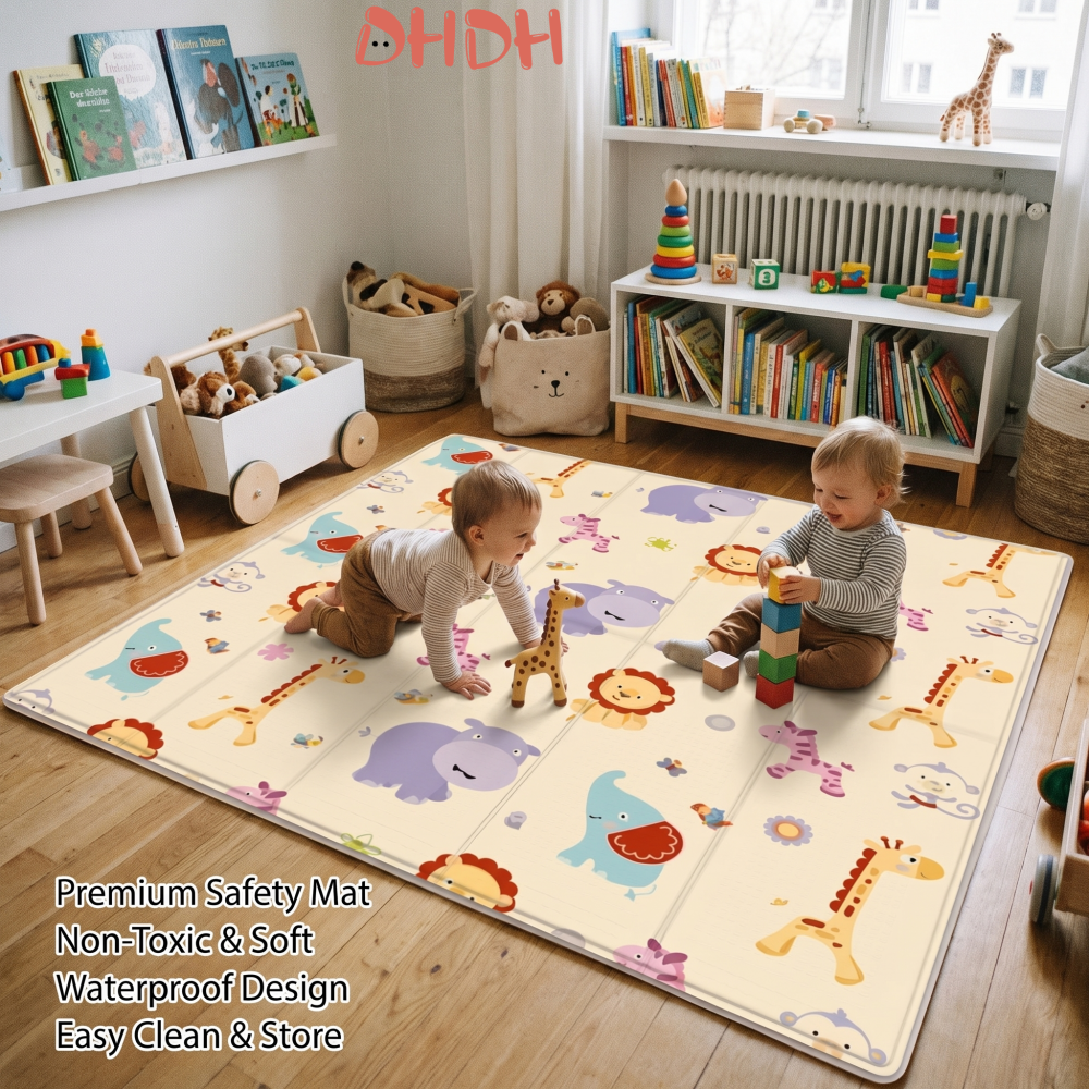 Baby Play Mat Foldable Crawlin - Baby Nursery Games avis et prix