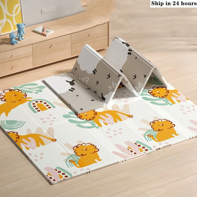 Baby Play Mats Foldable Xpe Pu - Baby Nursery Games avis et prix