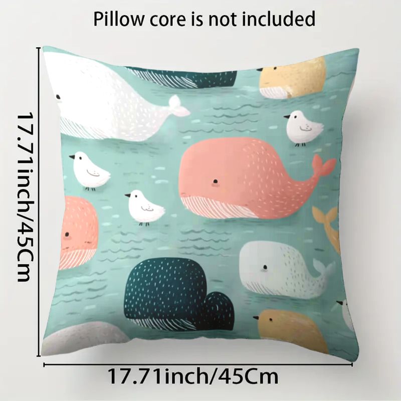 4 Piece Pillowcase Set Cute An - Baby Nursery Ocean avis et prix
