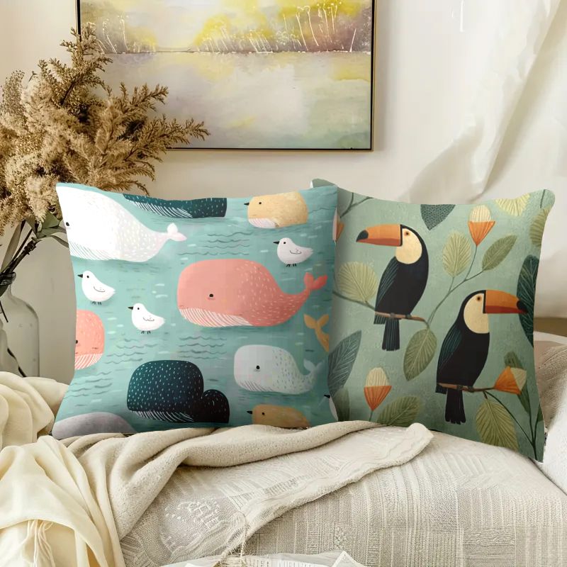 4 Piece Pillowcase Set Cute An - Baby Nursery Ocean avis et prix