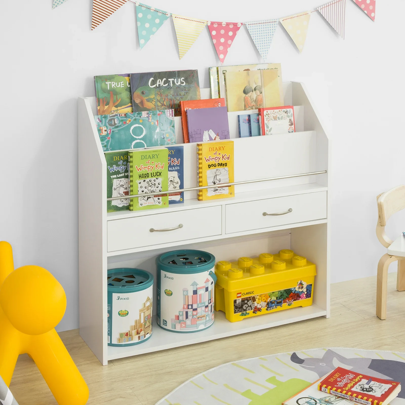 Machine Modern White Small Bab - Baby Bookshelf Small avis et prix