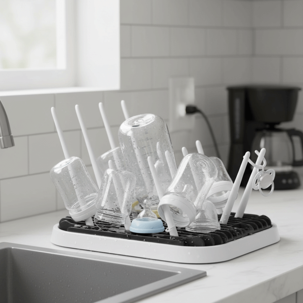 Foldable Baby Bottle Drying Ra - Baby Nursery Essentials avis et prix