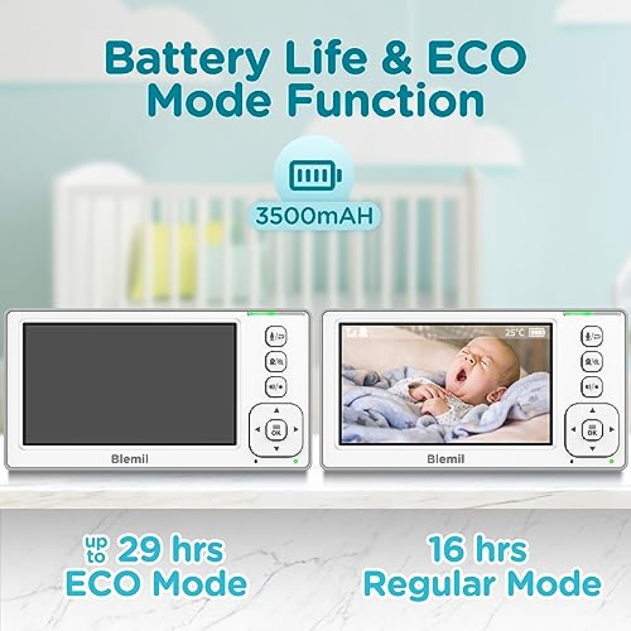 2-Camera 4.3'' IPS Split-Scree - Baby Monitor Split Screen avis et prix
