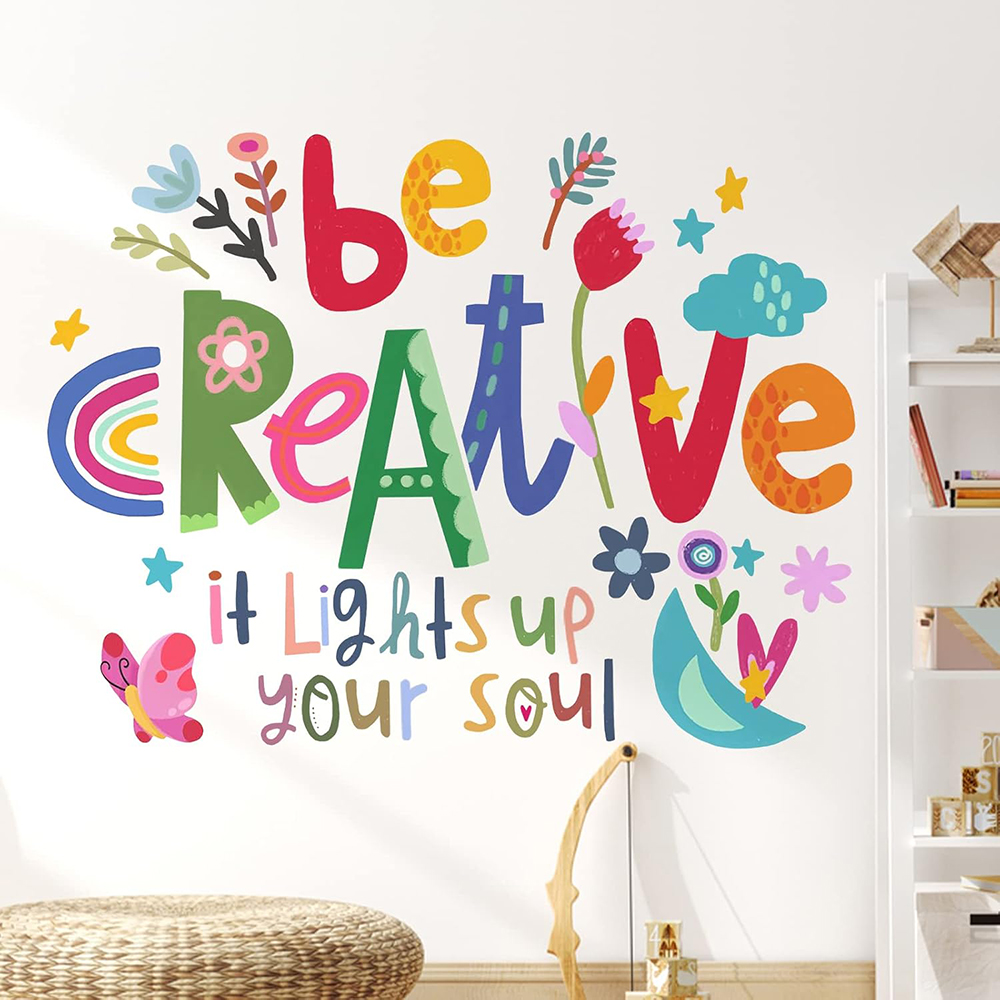 Be Creative Inspirational Quot - Baby Nursery Quotes avis et prix