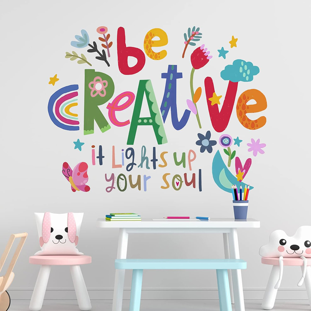 Be Creative Inspirational Quot - Baby Nursery Quotes avis et prix