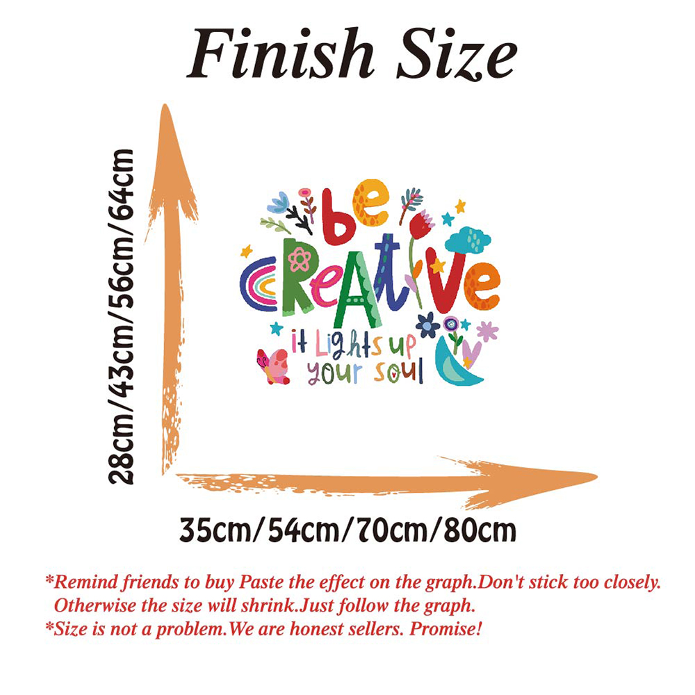 Be Creative Inspirational Quot - Baby Nursery Quotes avis et prix