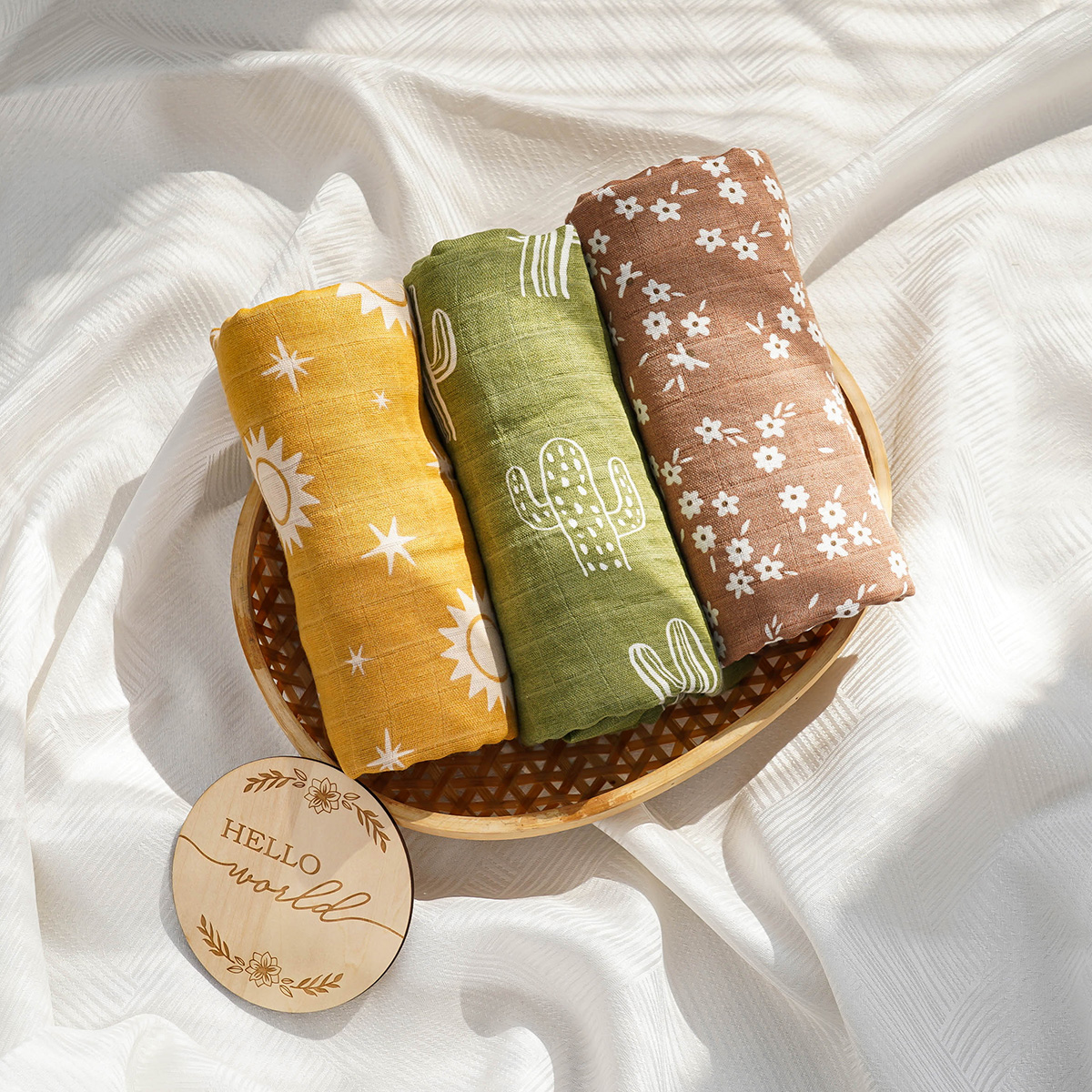 HappyFlute 120x110cm Muslin Ba - Swaddle Blanket Muslin avis et prix