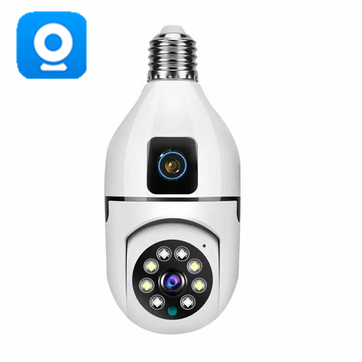4MP V380/Yoosee Dual Lens E27  - Baby Monitor Split Screen avis et prix