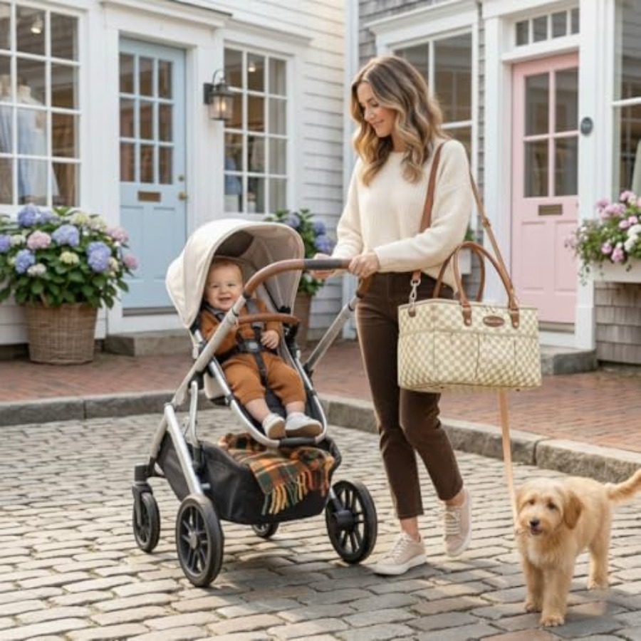 Luxe Diaper Caddy Organizer, E - Baby Nursery Essentials avis et prix