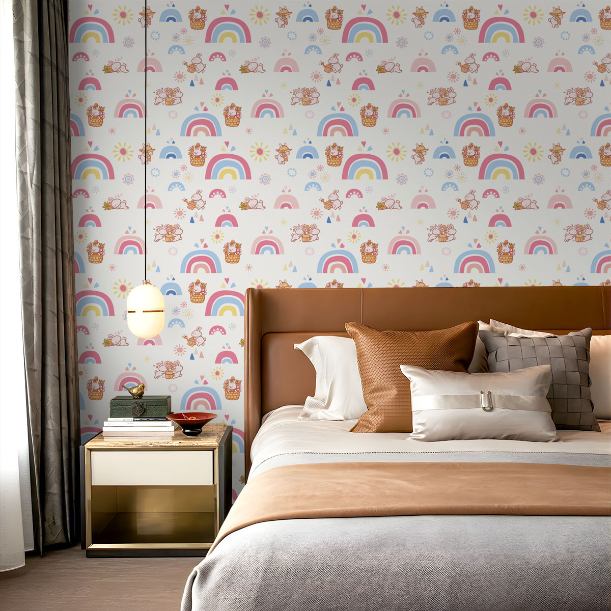 Boho Rainbow Kids Stick and Pe - Baby Nursery Water avis et prix