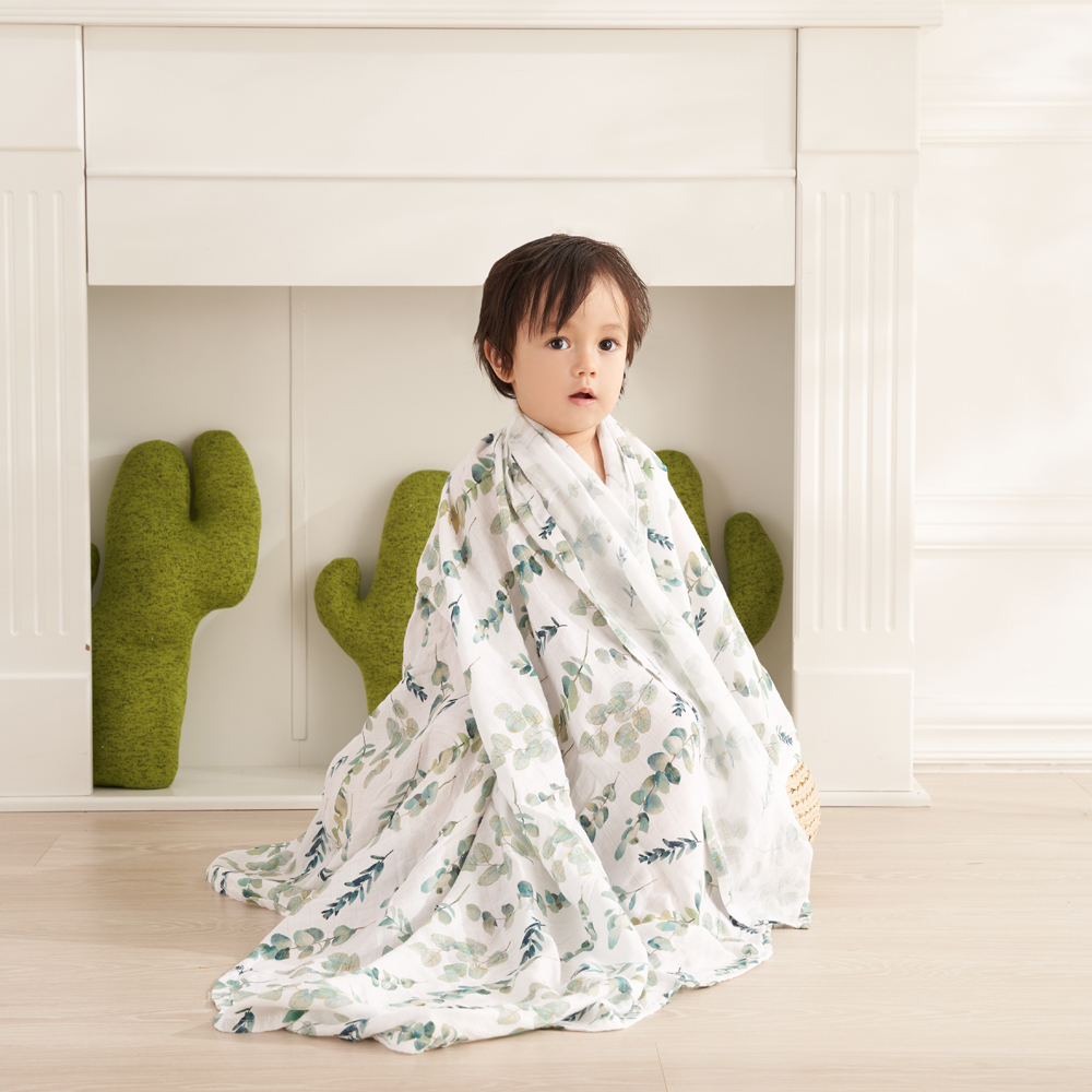 Elinfant Cute Soft Print Baby  - Swaddle Blanket Muslin avis et prix