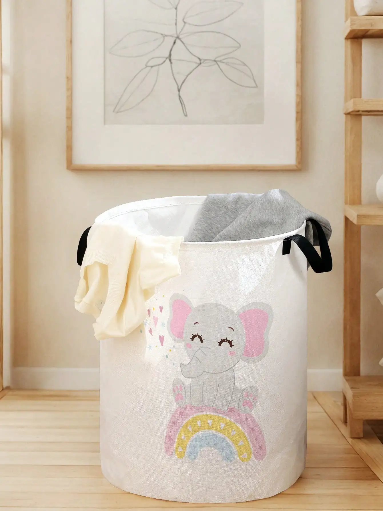 1pc Cute Elephant Pattern Fold - Baby Nursery Organizer avis et prix