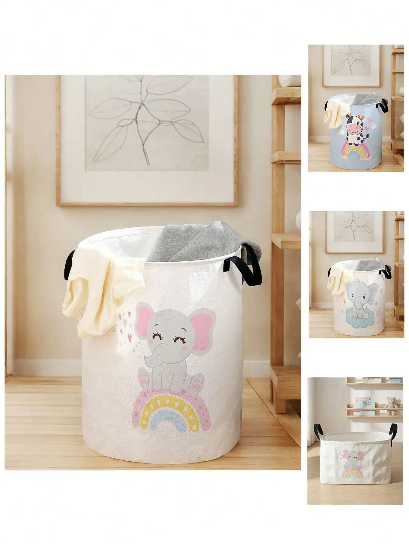 1pc Cute Elephant Pattern Fold - Baby Nursery Organizer avis et prix