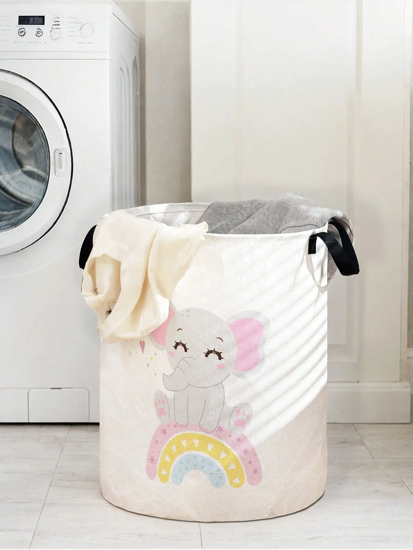 1pc Cute Elephant Pattern Fold - Baby Nursery Organizer avis et prix
