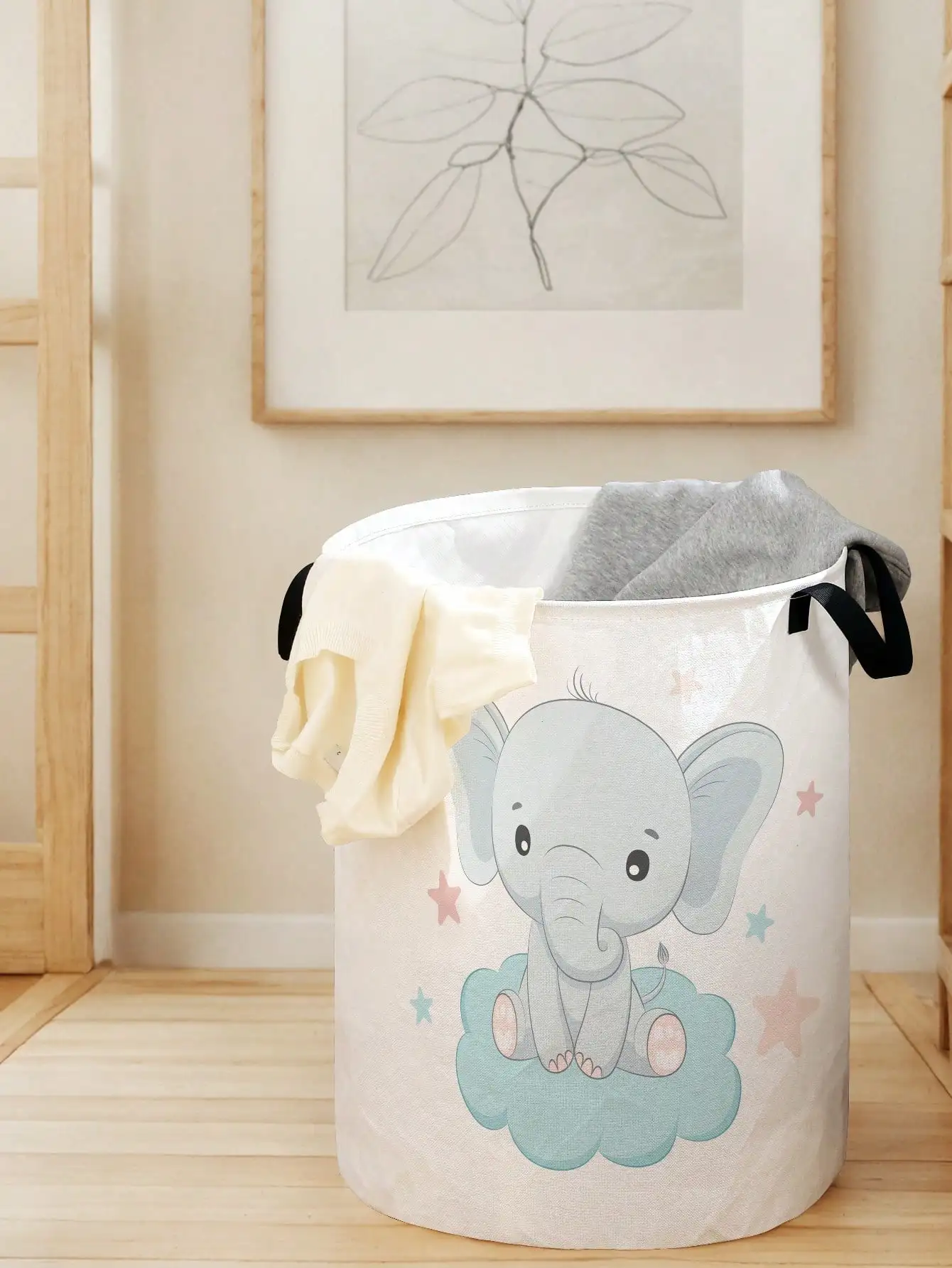 1pc Cute Elephant Pattern Fold - Baby Nursery Organizer avis et prix