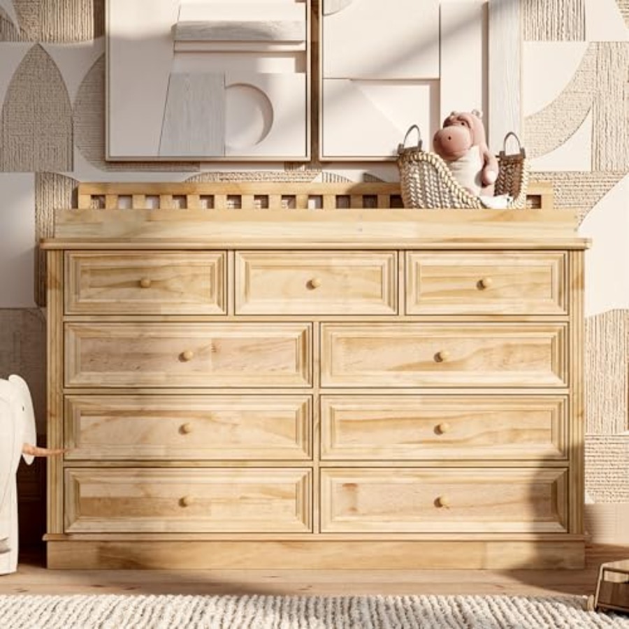 Baby Changing Table Dresser, 1 - Baby Nursery Dresser Changing Table avis et prix